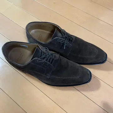 REGAL 다크 브라운 스웨이드 드레스 슈즈