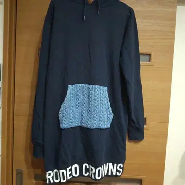 RODEO CROWNS 네이비 후드티 튜닉
