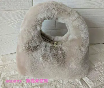 anuans 인조 모피 핸드백 완판템