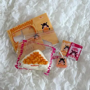 멜로조이 Mellojoy JOJO 스퀴즈 와플 삼각형