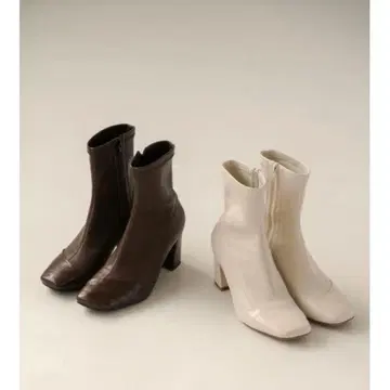 jumelle  코코 숏부츠 부츠 브라운 23cm