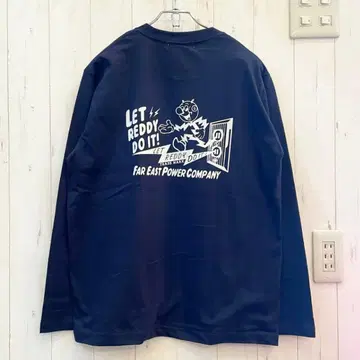 새상품 레이디킬로와트 크루넥 롱T 아메카지 네이비 L 사이즈