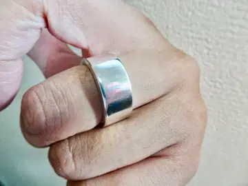 니오 조각 [ 폭 1cm, 평평한 링 ] 핸드메이드 258b