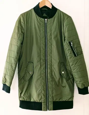 FOREVER21 올리브 그린 점퍼 S/P