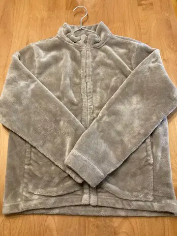 무인양품 따뜻한 파이버 입는 담요 집업 블루종 S~M