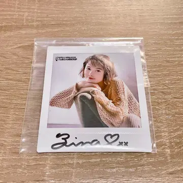 타마시로 티나 친필 사인 폴라로이드 FC 회원 한정판 5