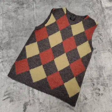 TAKEO KIKUCHI 베스트 다이아 무늬 일본제