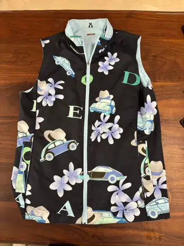 꽃무늬 프린트 베스트