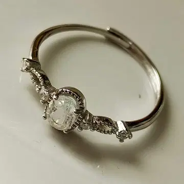 실버 925 문스톤 오벌컷