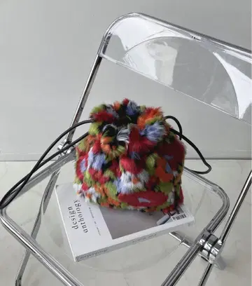 asknowas plus 디자인 볼륨 퍼 복조리 백