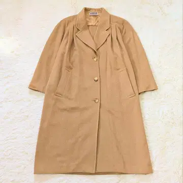 AGNONA 아뇨나 롱 코트 라이트 브라운 캐시미어 100%