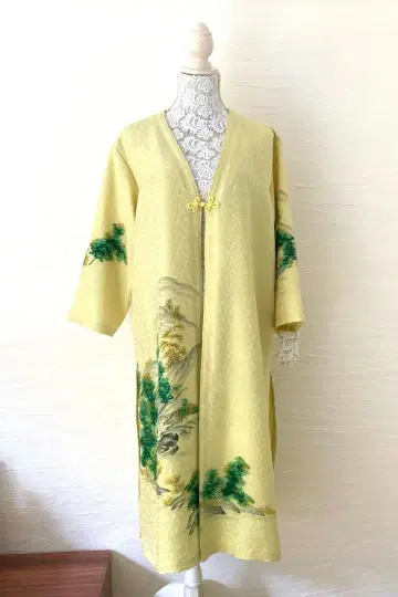 기모노 리메이크 롱 가디건