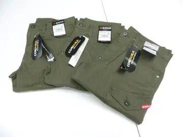 3세트 새상품 M BURTLE 5012 COOL 코듀라 데님 카고