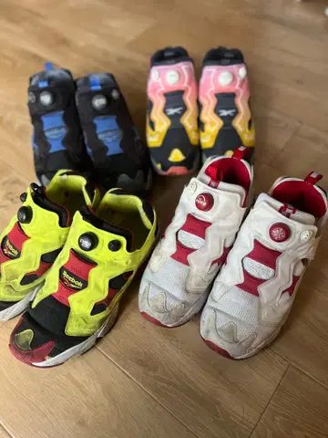 Reebok Instapump Fury 4족 묶음 판매 파격