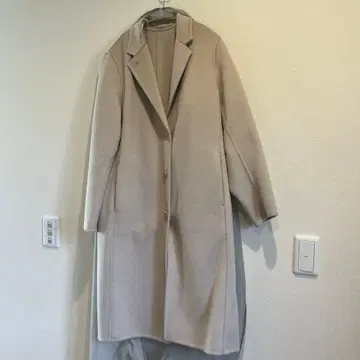 더블 페이스 체스터 롱 코트