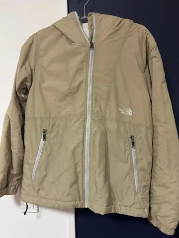 THE NORTH FACE 베이지 후드 부착 자켓
