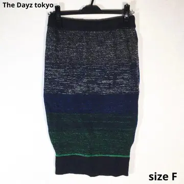 미사용품 The Dayz tokyo 니트 스커트 스커트 sizeF