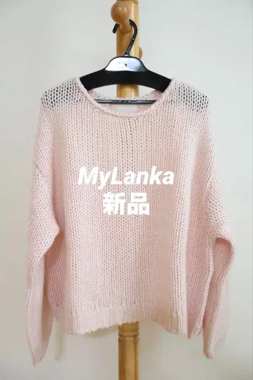 MyLanka 핑크 니트 스웨터 사이즈 38
