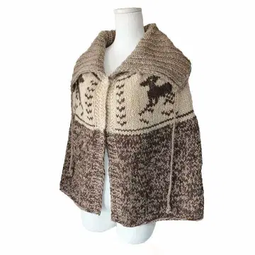 Peroto handmade/페로토 코위찬 니트 케이프 M/판초