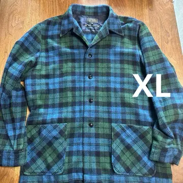 BEAMS (빔즈) 체크 울 자켓 XL 일본제