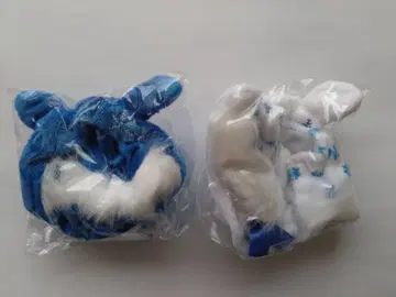 오키가에 판초 스노우 드림 4 가챠 스노우 블루 스노우 화이트 세트