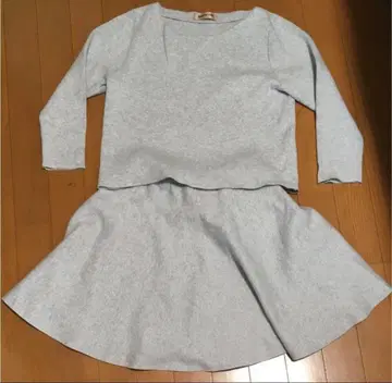 Apuweiser-riche 그레이 스커트 셋업