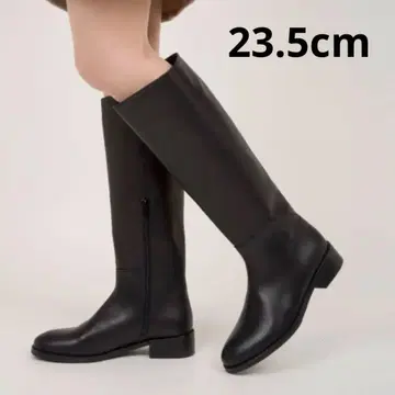 [ 컨디션 최상 ] 정가 29920엔 REMME 블랙 가죽 롱 부츠