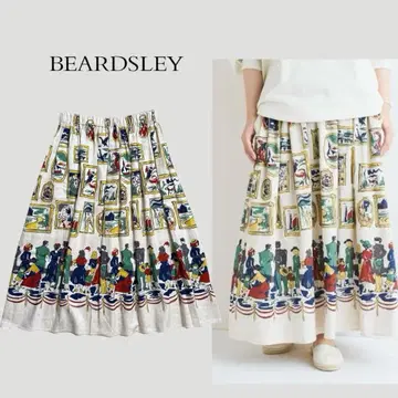 [컨디션 최상] 비어즐리 뮤지엄 프린트 스커트 33000