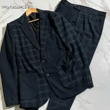 레어 사이즈 우노피우노 그린 수트 셋업 크레이지 패턴