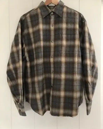 Whim Gazette 윔 가제트 샤기 체크 셔츠