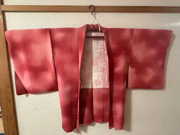 [ H ] 순수 실크 겉옷 흐림 염색