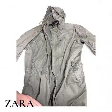 ZARA 그레이 밀리터리 자켓