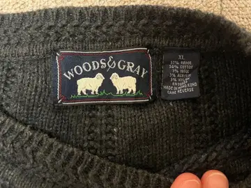 WOODs&GRAY 니트 90s 구제 의류 XL