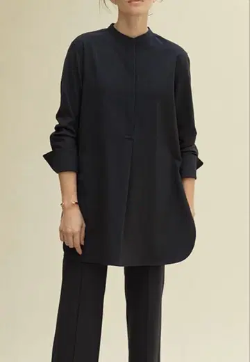 theory luxe*띠어리 럭스*SAXONY 긴팔 셔츠 셋업 블랙