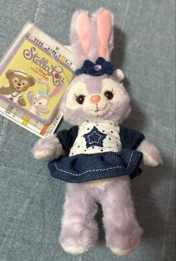 디즈니씨 스텔라 루 봉제 인형 배지 데님