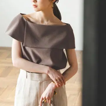 [컨디션 최상] noble 노블 케이프 블라우스