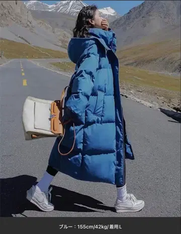 c.u.l/오버 사이즈 후드 부착 볼륨 몬스터 다운 코트