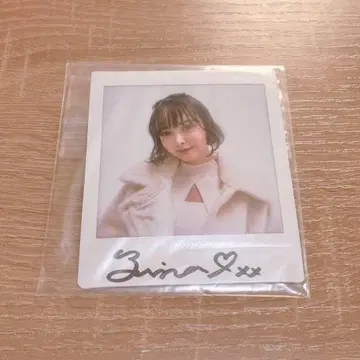 타마키 티나 친필 사인 폴라로이드 FC 회원 한정판 10