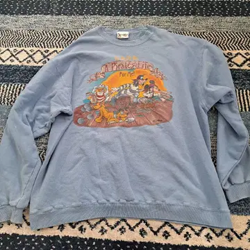 빈티지, 구제 의류, 디즈니 Disney 파이리츠 라이프 트레이닝복