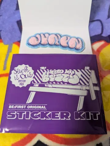 BE:FIRST 시크릿 모코모코 자수 스티커 JUNON (주논)