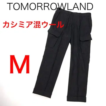 H3622 투모로우랜드 캐시미어 혼방 울 카고 팬츠