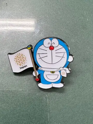 도라에몽 만박 일본관 한정판 핀 배지