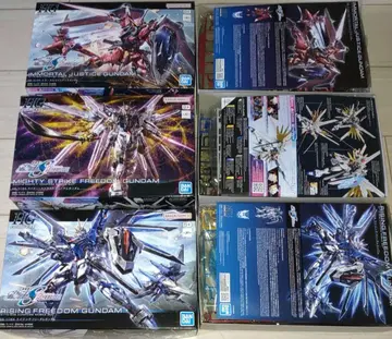 HG 마이티 스트라이크 & 라이징 프리덤 & 이모탈 저스티스