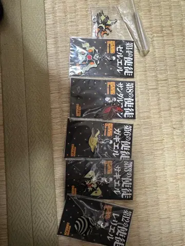 에바 사키엘 등 지퍼 키링 신지 아스카 레이 카오루 사도