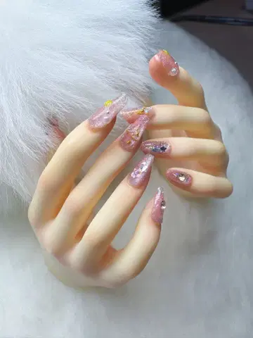 크리스마스 테마 인형용 네일 칩