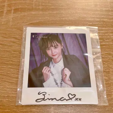 타마시로 티나 친필 사인 폴라로이드 FC 회원 한정판 13