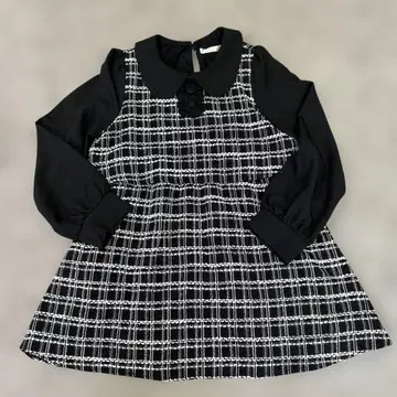 Dear My Love 긴팔 트위드 원피스 LL