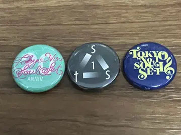 도쿄 No.1 SOULSET 캔뱃지 3개 세트 라이징 선 서울 세트