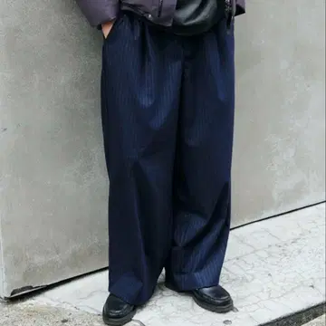 저널 스탠다드 TR 모던 와이드 슬랙스 스트라이프 L