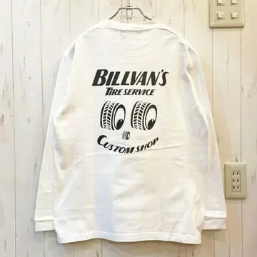 택 포함 새상품 BILLVAN 백 프린트 헤비 T셔츠 빌반 L 사이즈